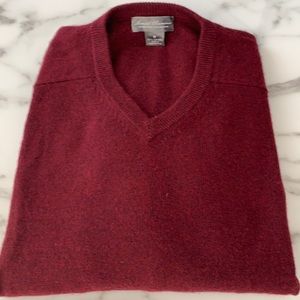 Daniel Cremieux 100% Cashmere V Neck Sweater